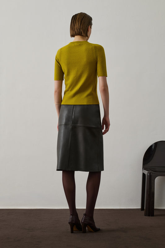 Pull Galanga - Moutarde - Cachemire - Femme