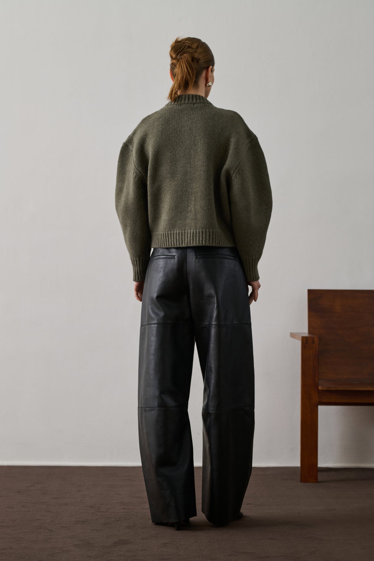 Cardigan Leonard - Gris Chiné - Laine - Femme vue 2