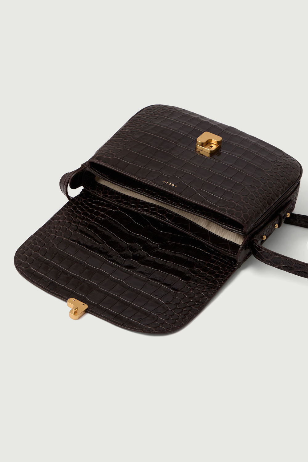 Sac Bellissima Maxi - Marron Foncé - Cuir - Femme